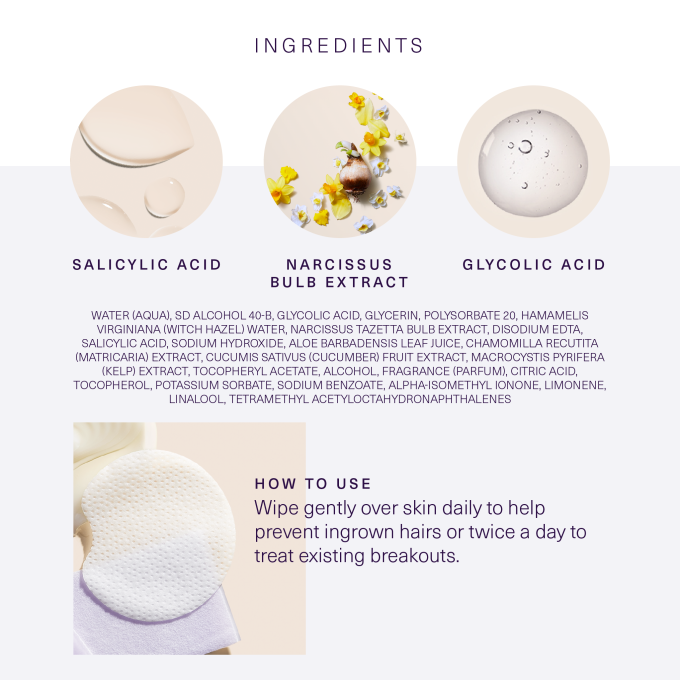 Travel Ingrown Hair Wipes